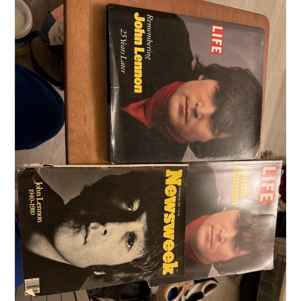 Life: Remembering John Lennon: 25 Years Later -‎ Hardcover Plus 2 Scrap Magazine